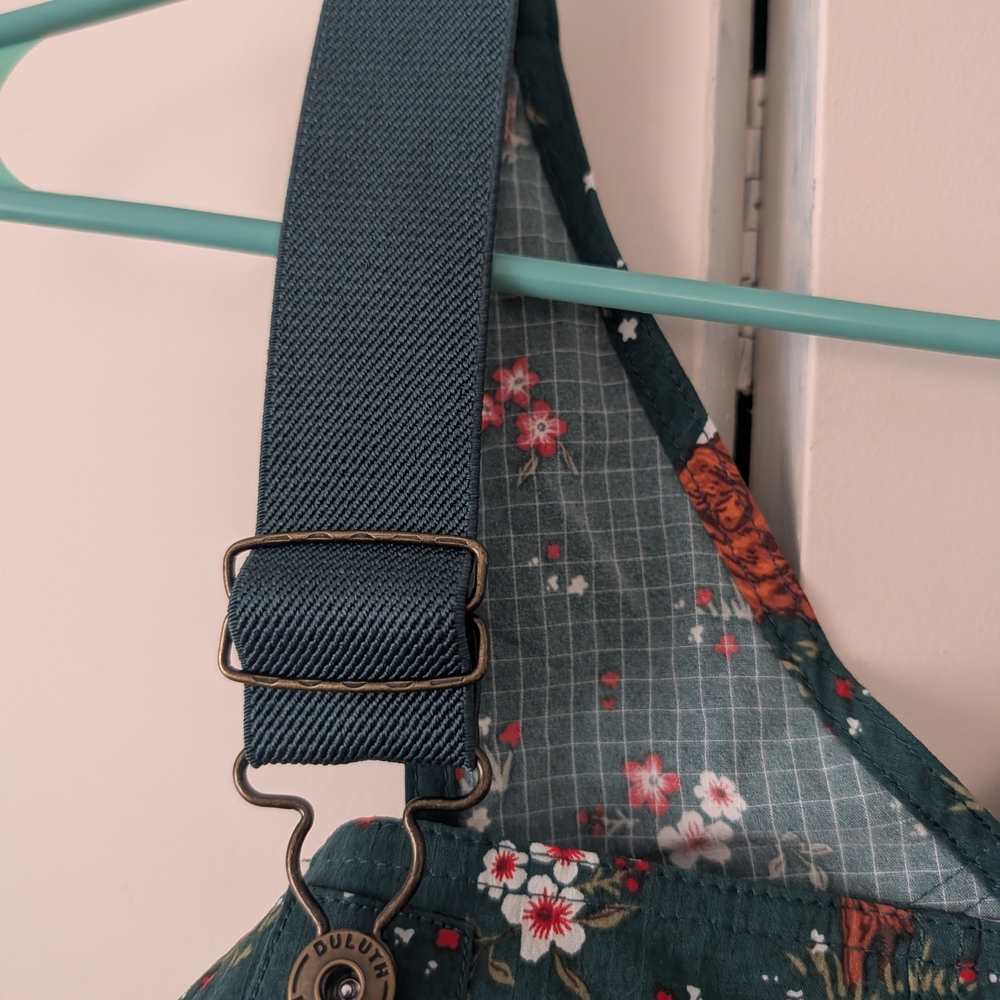 Floral Green Women's Jumpsuit - Picture 4 of 7